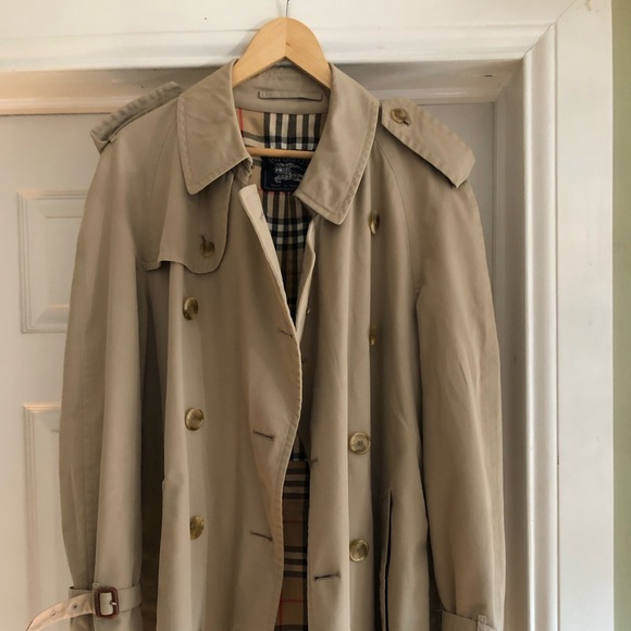 Burberry Jackets & Coats Mens Burberry Vintage Coat Size L Poshmark